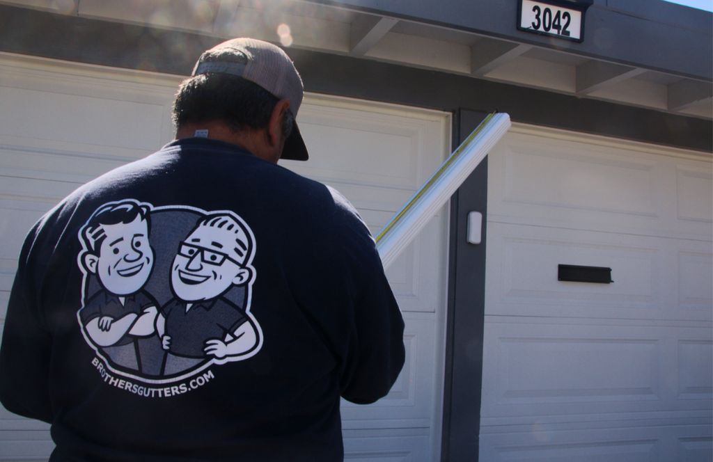 Carrying a downspout past the garage